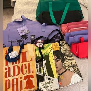 Trader Joe’s bags - variety of sizes -new except one missing tags